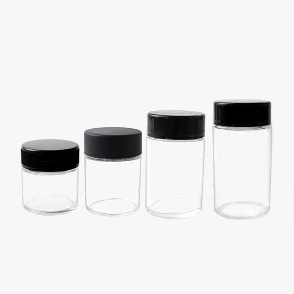 1 oz 2 oz 3oz Childproof Glass Jars With Child Resistant Lid