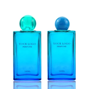 100ml Gradient Square Perfume Bottle With Lid