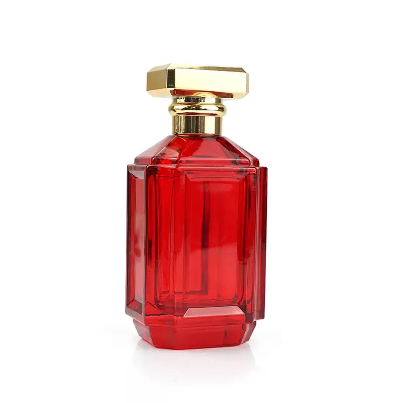 100ml Vintage Refillable Rectangle Perfume Spray Bottles Wholesale