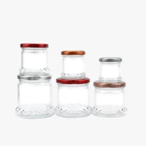 1oz 2oz 4oz 6oz 9oz 11oz 15oz Glass Jam Jars with Lid