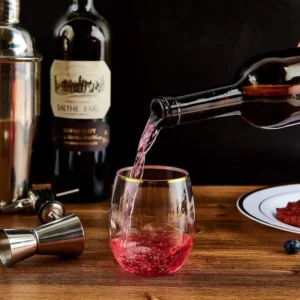 350ml Transparent Red Wine Plastic Cup for Parties