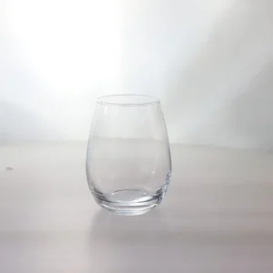 450ml Custom Clear Glass Tumbler with Logo – Thick Base Design