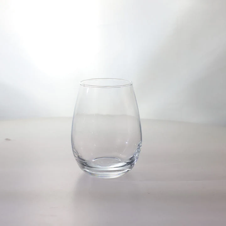 450ml Custom Clear Glass Tumbler with Logo – Thick Base Design