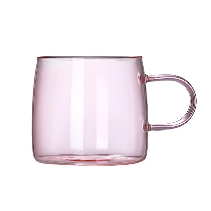 480ml Colorful Borosilicate Glass Tea Mug