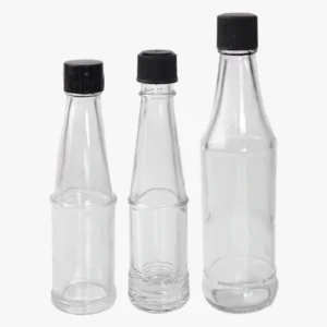 50ml 100ml Glass Sauce Bottles for BBQ Ketchup Chili