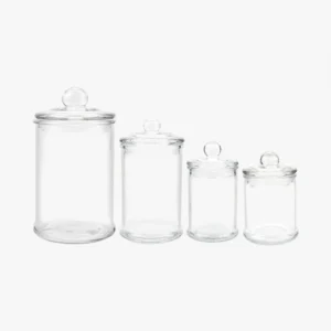 90ml Glass Candy Jar with Lid