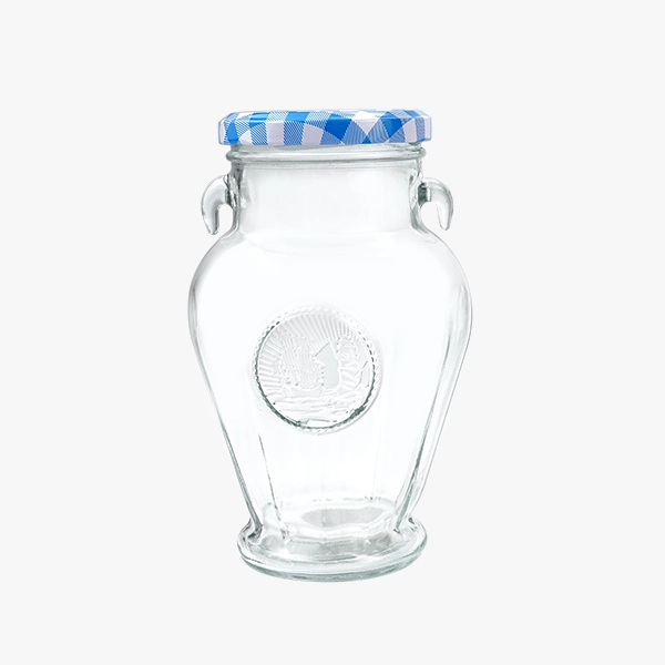 Amphora Glass Jars with Metal Lids 100ml 150ml 270ml 500m