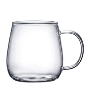 Classic Clear Glass Drink Cup Set with Handle – Factory Bulk Supply