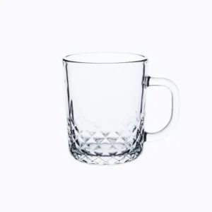 Clear Glass Water Cup for Juice and Party Drinks