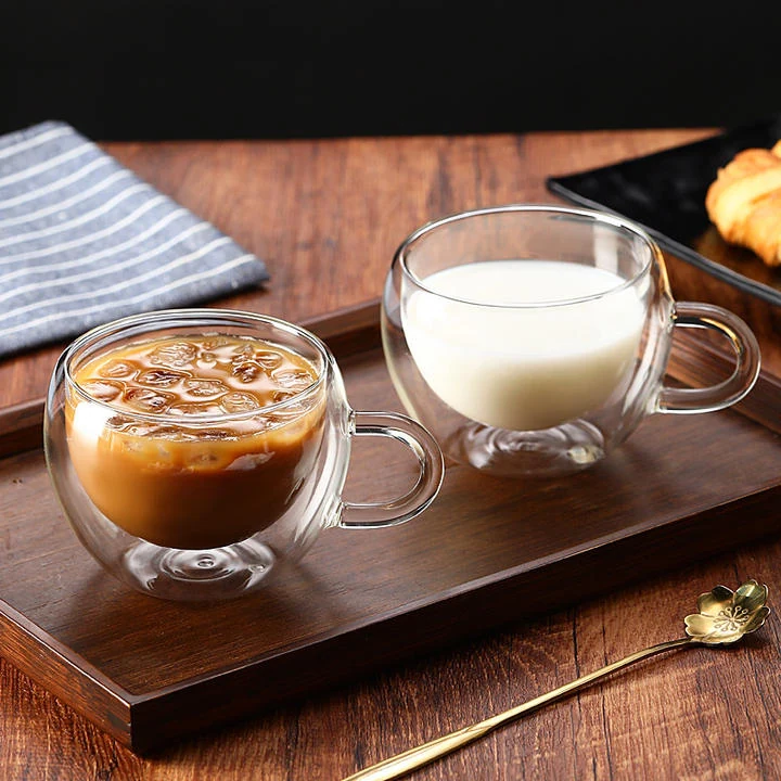 Double Wall Borosilicate Glass Espresso Cup