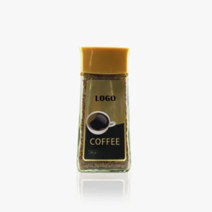 Glass Ground Coffee Jar 100ml With Dedicated Plastic Cap