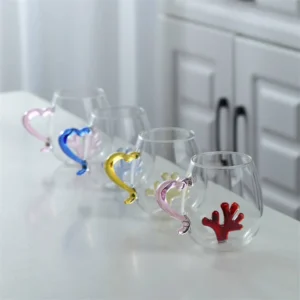 Handmade Heat Resistant Borosilicate Glass Mug