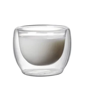 Mini Double Wall Cartoon Glass Coffee Cup