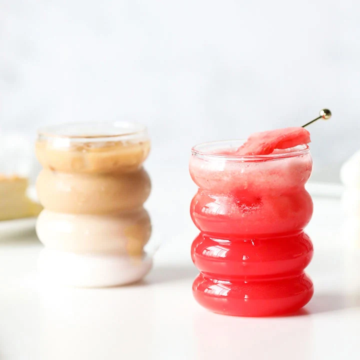 Ripple Design Borosilicate Glass Coffee Cup