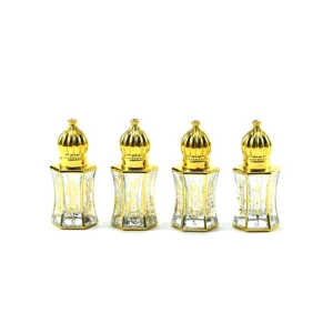 Roll-on Essential Oil UV Plating Attar Bottle Empty Portable Cosmetic Bottle