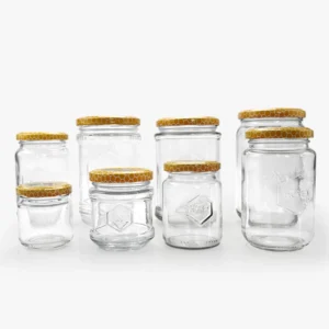 Round Glass Honey Jar Wholesale 3 oz 5 oz 6 oz 10 oz 12 oz 19 oz 20 oz