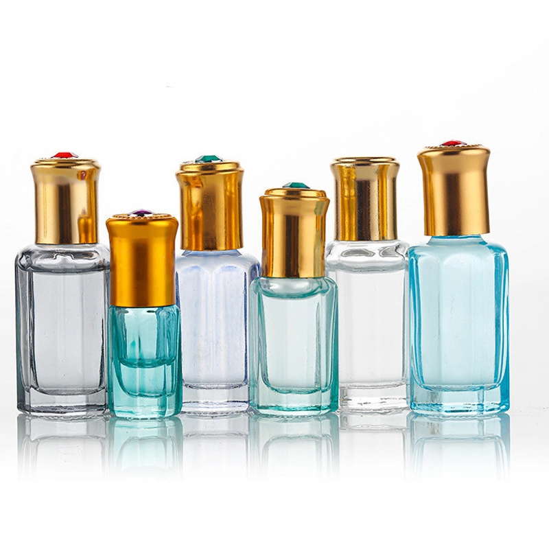 Small Rollerball Perfume Bottles With Aluminum Caps 3ml 6ml 12ml