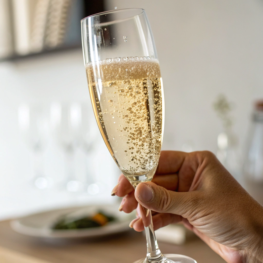 brown leather handbag on white background